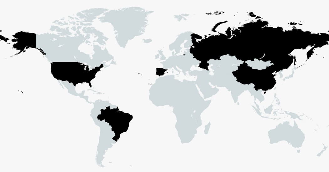 Global presence map